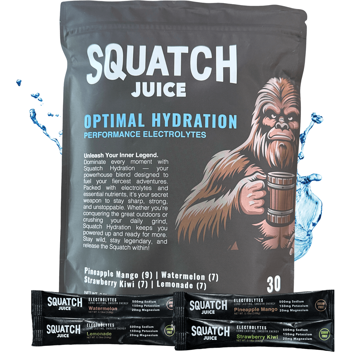 Squatch Juice Hydration 4 pack